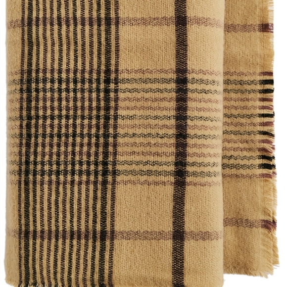 Zara plaid scarf - Picture 5 of 6